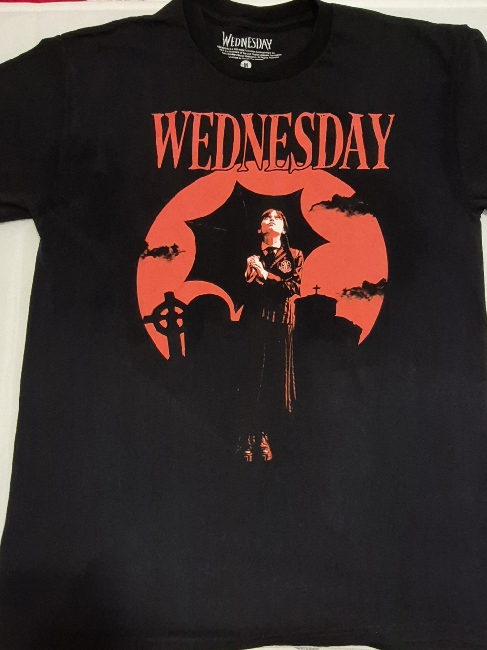 Wednesday Red Graphic Tee